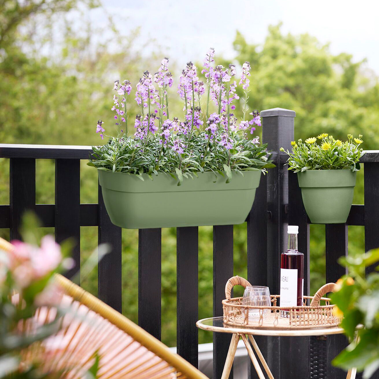 Elho Pflanzgefäß 'Vibia Campana Easy Hanger XL', grün Elho Pflanzgefäß 'Vibia Campana Easy Hanger XL', grün