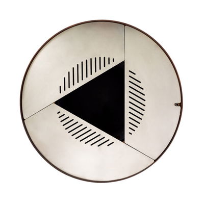 Edelstahl-Feuerstelle 'TRIA', rost, 100 x 55 x 100 cm