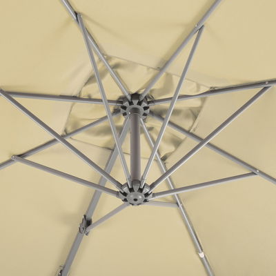 Sonnenschirm 'Rhodos Junior', 270 x 270 cm, natur