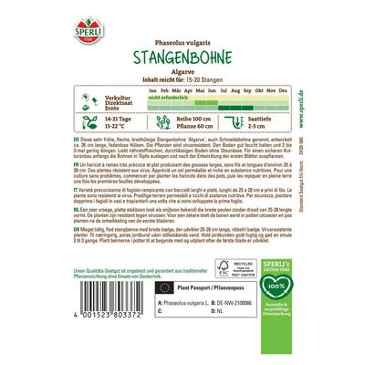 Saatgut Stangenbohne 'Algarve'