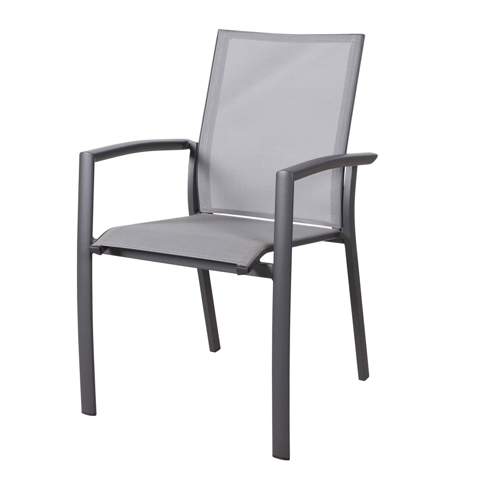 Kölle Alu-Textilen Stapelsessel 'Iris', grau Kölle Alu-Textilen Stapelsessel 'Iris', grau