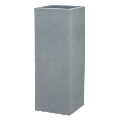 Scheurich Pflanzkübel 'C-Cube High', Stony Grey, 26 x 26 x H 70 cm