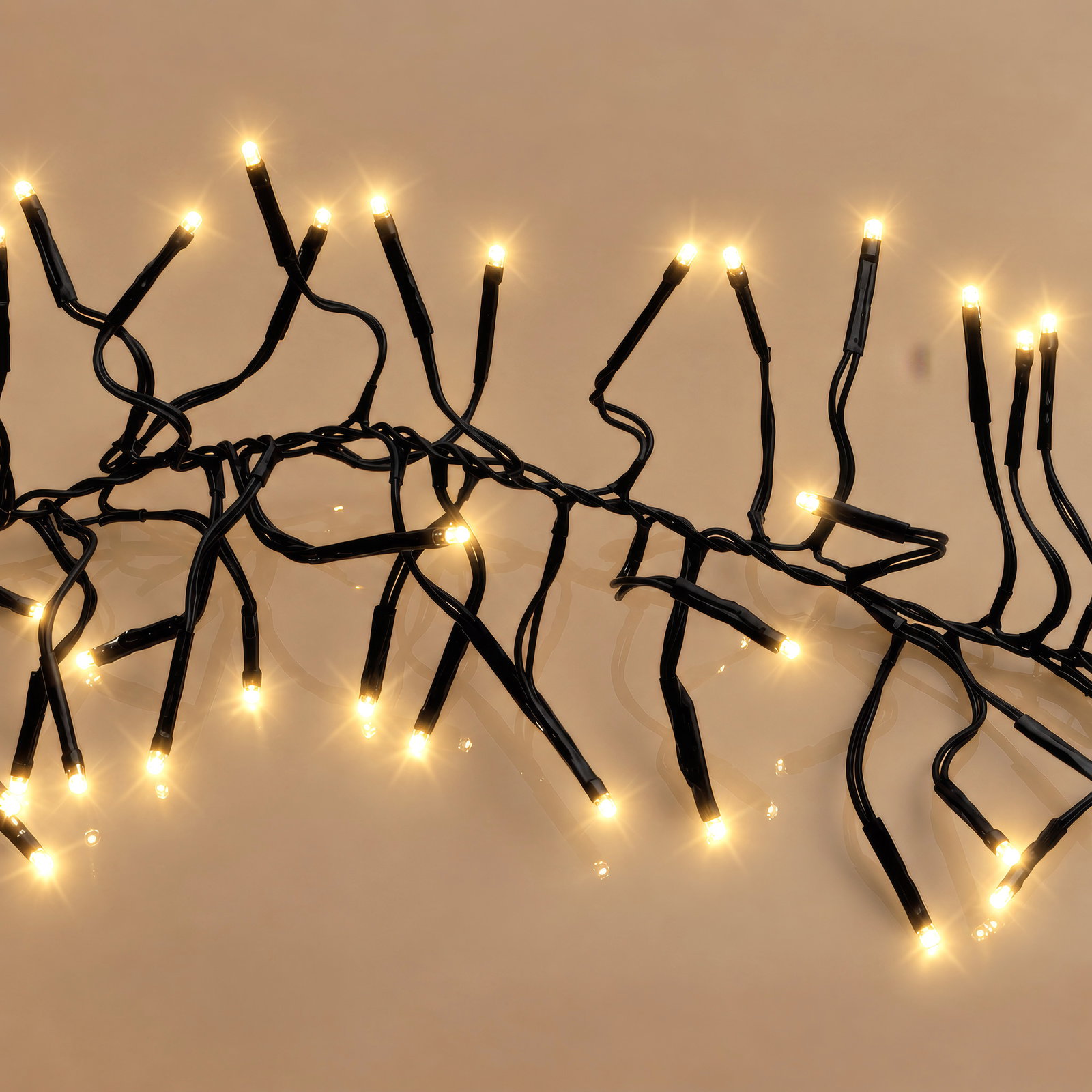 LED Gruppenbeleuchtung, 3000 warmweiße LEDs, Länge ca. 280 cm LED Gruppenbeleuchtung, 3000 warmweiße LEDs, Länge ca. 280 cm