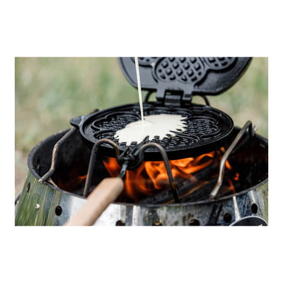 Wende-Waffeleisen, schwarz, H 9 x B 22 x T 54 cm Wende-Waffeleisen, schwarz, H 9 x B 22 x T 54 cm
