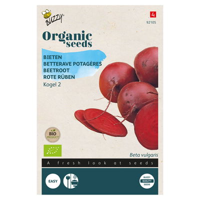 Bio-Gemüsesamen, Rote Bete 'Detroit 2', rosarot Bio-Gemüsesamen, Rote Bete 'Detroit 2', rosarot