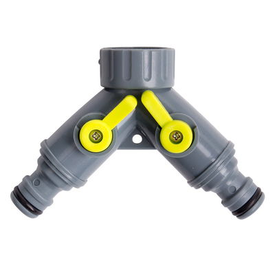 Kölle 2-Wege-Verteiler aus Kunststoff, anthrazit-grün