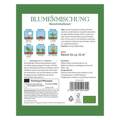 Kölles Beste Blumensamen, Blumenmischung 'Bienenfutterpflanzen'