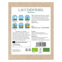 Bio-Saatgut, Lauchzwiebel 'Blanca de Lisboa', grün