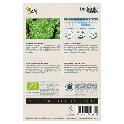Gemüsesamen, Pflücksalat 'Salad Bowl', grün, 1 g Gemüsesamen, Pflücksalat 'Salad Bowl', grün, 1 g