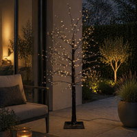 LED Baum, 1040 LEDs, warmweiss, schwarz, Höhe ca. 180 cm LED Baum, 1040 LEDs, warmweiss, schwarz, Höhe ca. 180 cm