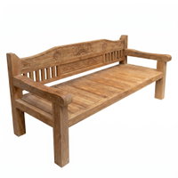 Old Teak Bank Madura, ca. 220 cm lang, Teakholz, recycelt und zertifiziert