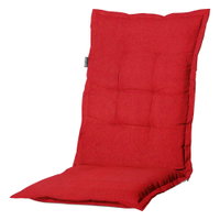 Niederlehnerauflage 'Panama', rot, ca. 105 x 50 cm Niederlehnerauflage 'Panama', rot, ca. 105 x 50 cm