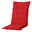 Niederlehnerauflage 'Panama', rot, ca. 105 x 50 cm Niederlehnerauflage 'Panama', rot, ca. 105 x 50 cm