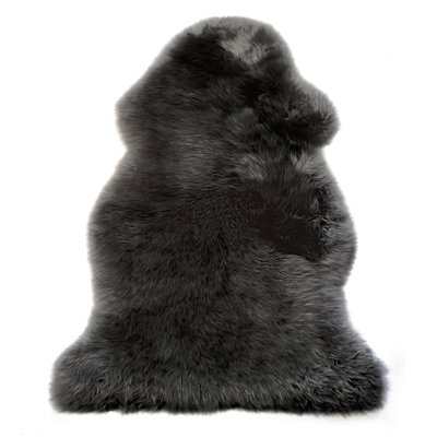 Schaffell, schwarz, 90 x 50 cm Schaffell, schwarz, 90 x 50 cm
