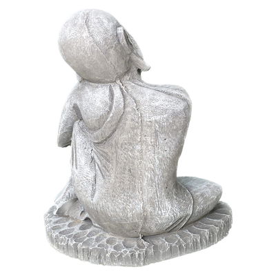Buddha entspannt, Steinguss, ca. 24 x 21 x 13 cm Buddha entspannt, Steinguss, ca. 24 x 21 x 13 cm