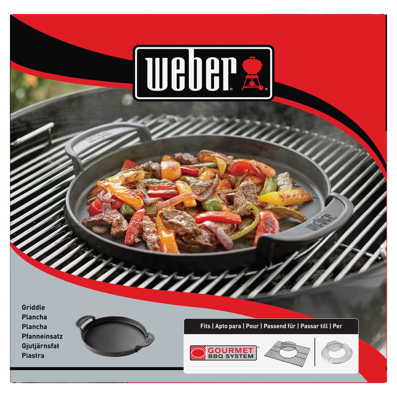 Weber® Gourmet BBQ-System, Pfanneneinsatz ohne Grillrost