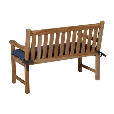 Bankauflage 'Panama', blau, ca. 150 x 48 cm