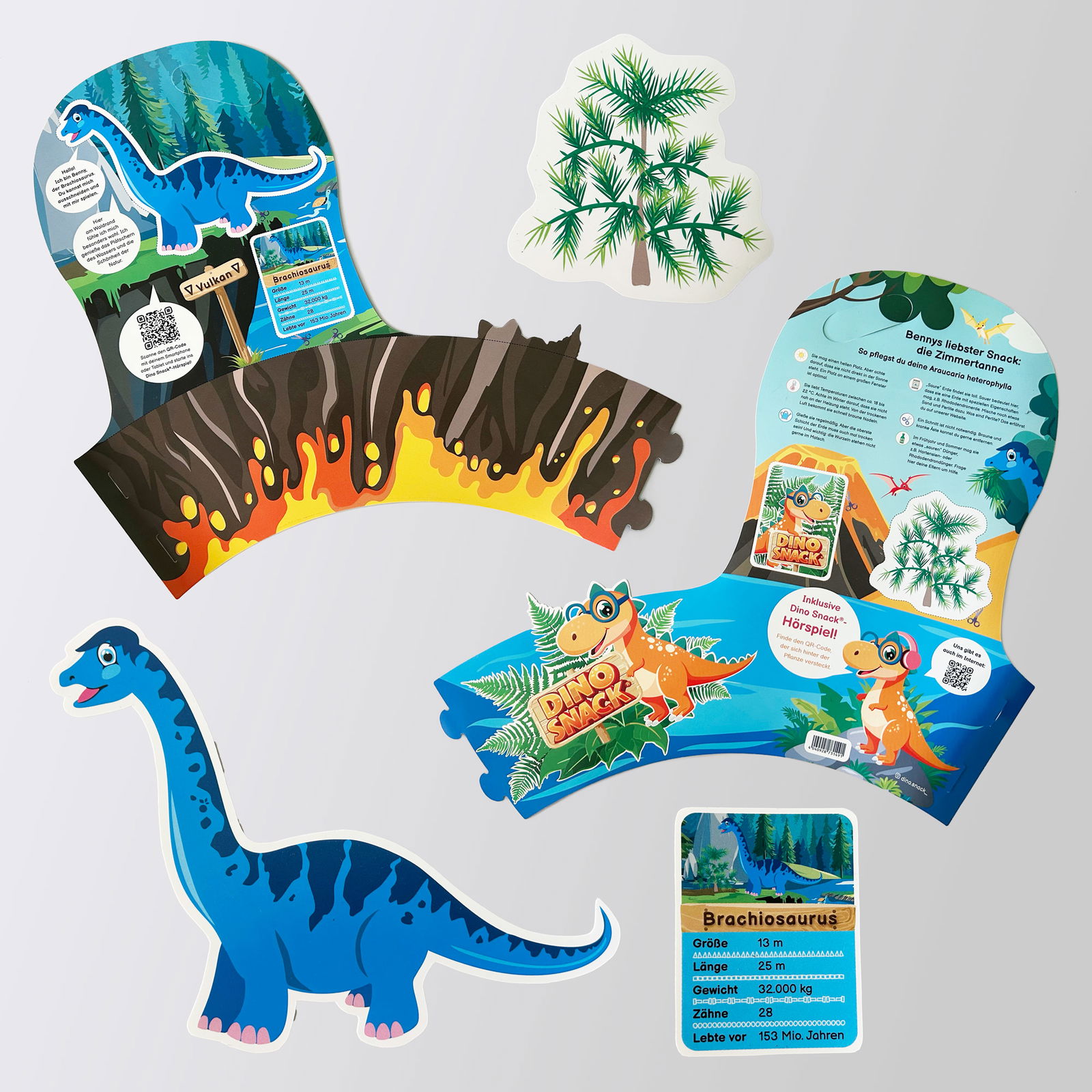 Dino Snack®, Benny & Sisko, Topf-Ø 14 cm, 2 Pflanzen