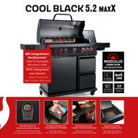Landmann Gasgrill COOL BLACK 5.2 mit Heckbrenner