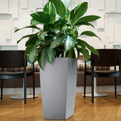 Lechuza 'Cubico 40', silber, ca. 39,5 x 39,5 x H 75,5 cm Lechuza 'Cubico 40', silber, ca. 39,5 x 39,5 x H 75,5 cm