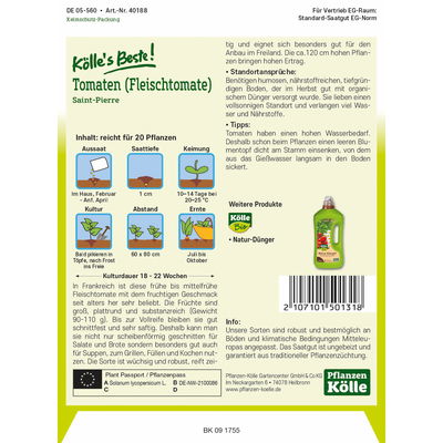 Kölles Beste Gemüsesamen Tomaten Kölles Beste Gemüsesamen Tomaten