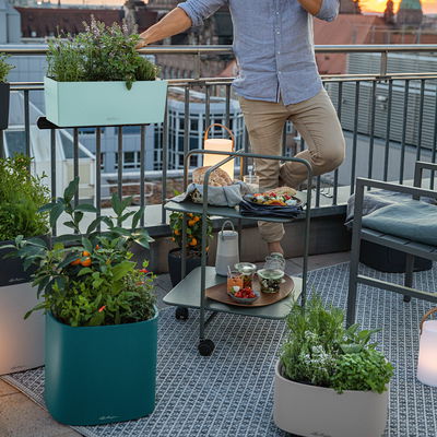 Lechuza 'Pila Color Planter', petrolblau, ca. 35 x 35 x H 32,5 cm Lechuza 'Pila Color Planter', petrolblau, ca. 35 x 35 x H 32,5 cm