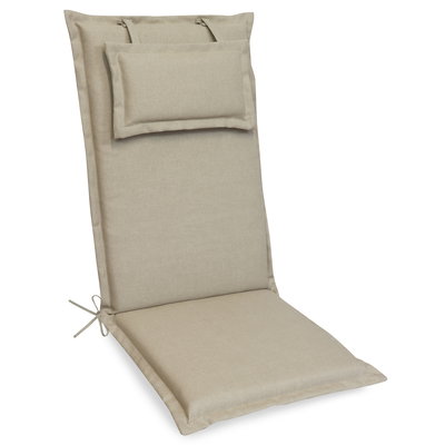 Kölle Hochlehnerauflage 'SunDance', natur, ca. 120 x 50 cm