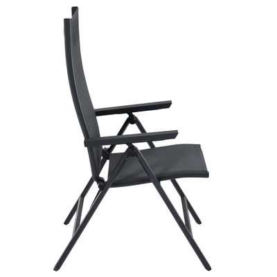 Alu-Klappsessel 'Tesoro/Tauro', grau