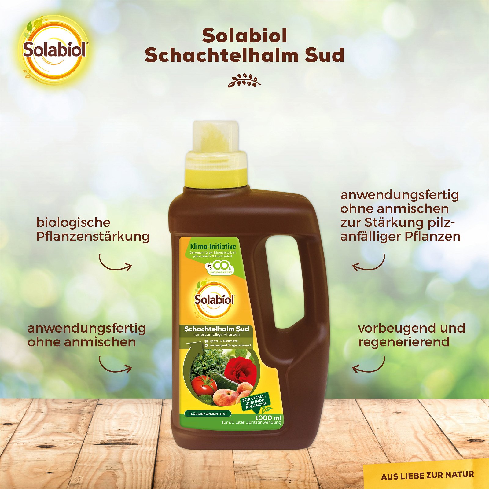 Pflanzenstärkungsmittel, Schachtelhalm-Sud, Solabiol®, 1 Liter