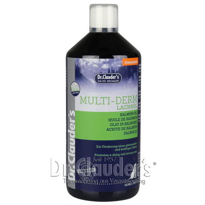 Dr. Clauder's Dog Hair & Skin Multi Derm Lachsöl, 1000 ml Dr. Clauder's Dog Hair & Skin Multi Derm Lachsöl, 1000 ml