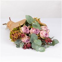 Blumenbund Rose 'Memory Lane', Eukalyptus und Kapgrün, mit gratis Grußkarte