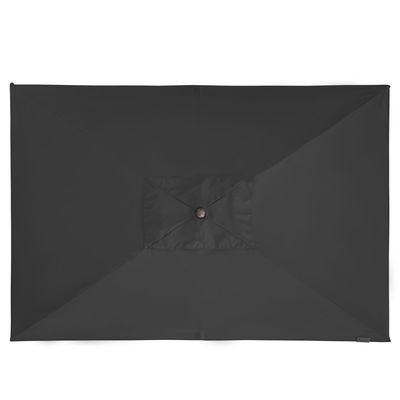 Doppler Kurbelschirm 'Alu-Wood Ultra', anthrazit, ca. 300 x 200 cm