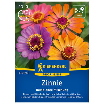Saatgut Zinnie 'Bumblebee' Saatgut Zinnie 'Bumblebee'