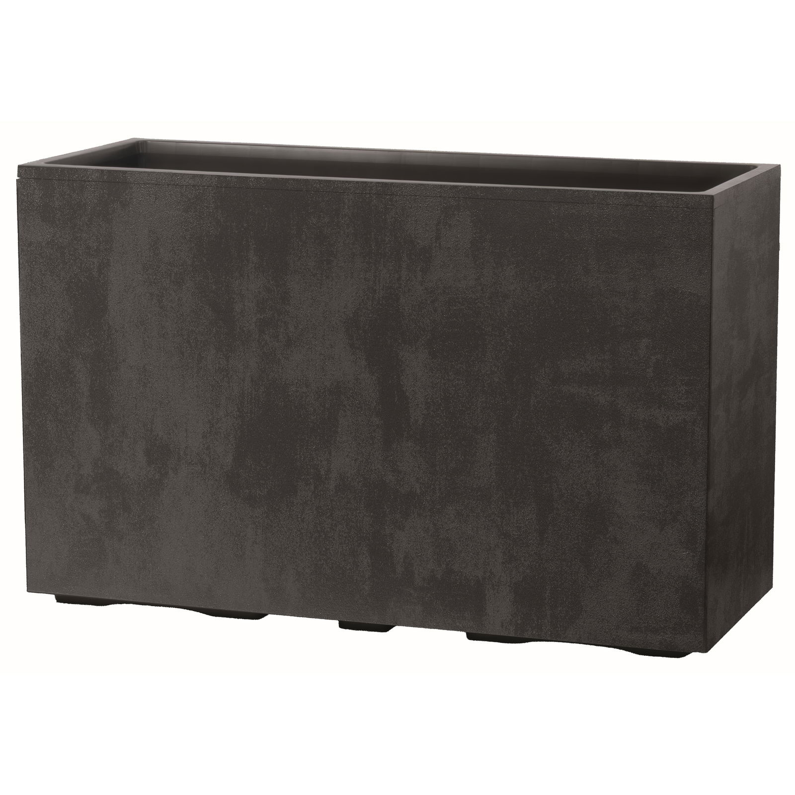 Pflanzkasten 'Millenium', anthrazit, ca. 37 x 98 x H 37 cm
