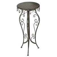 Beistelltisch, grau-braun, ca. Ø 40 x H 76 cm Beistelltisch, grau-braun, ca. Ø 40 x H 76 cm