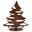 Tannenbaum 'Felix 350', Metall, rostfarben, Höhe ca. 35 cm Tannenbaum 'Felix 350', Metall, rostfarben, Höhe ca. 35 cm