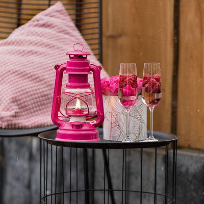Sturmlaterne 'Baby Special 267', magenta, 26,5 x 13,5 x 15 cm Sturmlaterne 'Baby Special 267', magenta, 26,5 x 13,5 x 15 cm