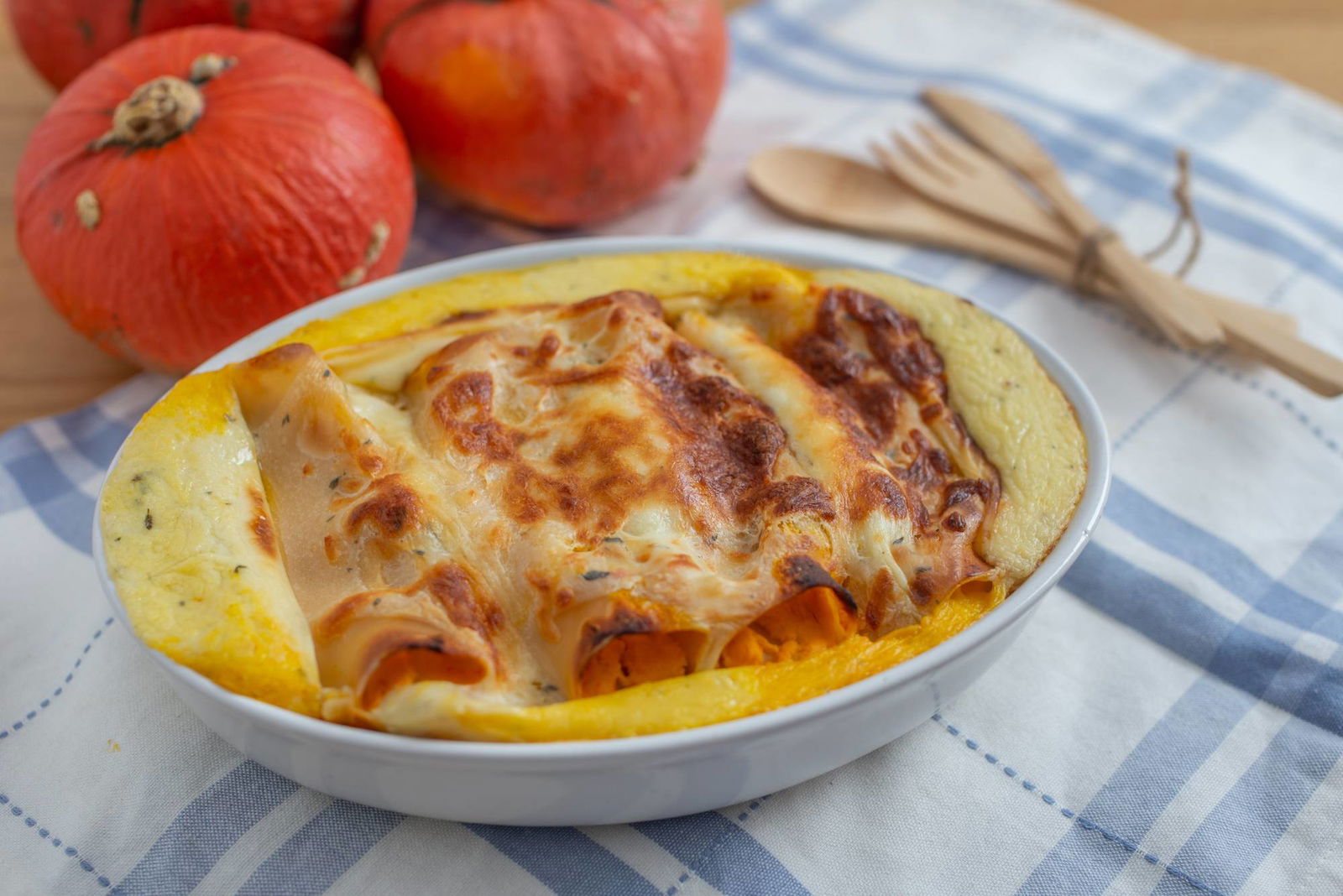 Kürbis Ricotta Cannelloni