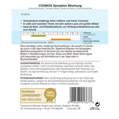 Blumensamenmischung 'Cosmos Sensation'