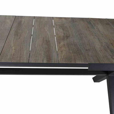 Ausziehtisch Sincro, Keramik mit Aluminium, Maße ca. 200/260x100 cm