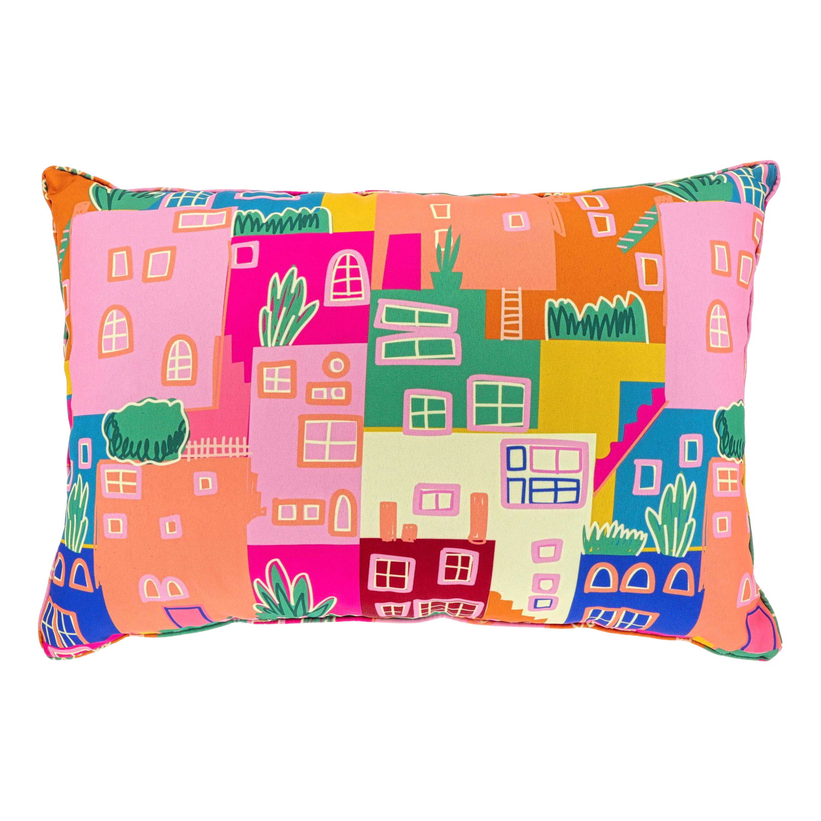 Lendenstützkissen 'Vita Dessin 4', bunt, ca. 40 x 60 cm