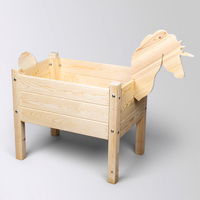 Kölle Kinderhochbeet 'Einhorn', natur, ca. 63 x 43 x H55 cm