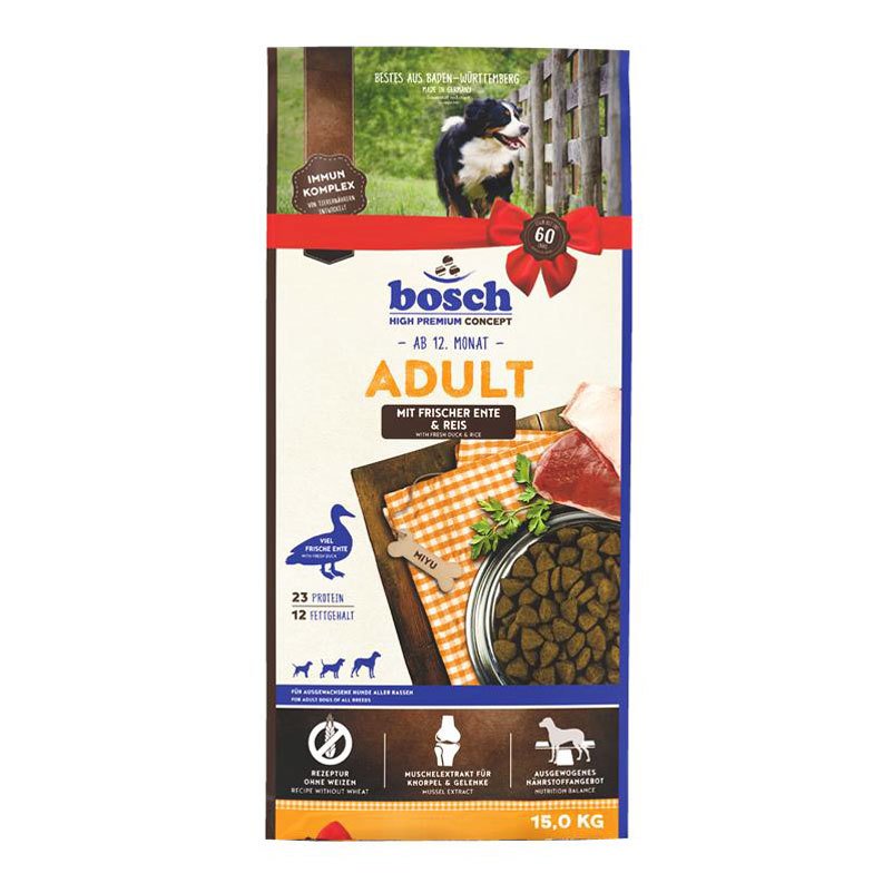 Bosch Adult, Ente und Reis, 15 kg