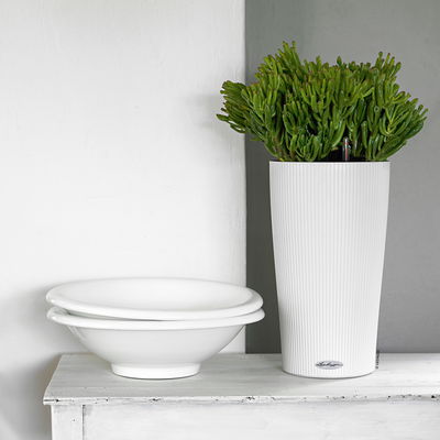 Lechuza 'Cilindro Color 23', weiß, ca. Ø 23 x H 41 cm