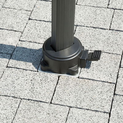 Universalbodenplatte für Sonnenschirme, Schneider, 40 x 16 x 16 cm