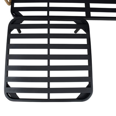 Sofa 'Rimini' inkl. Fußhocker & Auflagen Sofa 'Rimini' inkl. Fußhocker & Auflagen