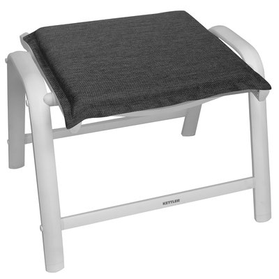 Kölles Beste Hockerauflage 'Twist', anthrazit, ca. 52 x 52 cm