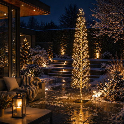 LED Baum, 1080 LEDs, gold, Höhe ca. 180 cm LED Baum, 1080 LEDs, gold, Höhe ca. 180 cm