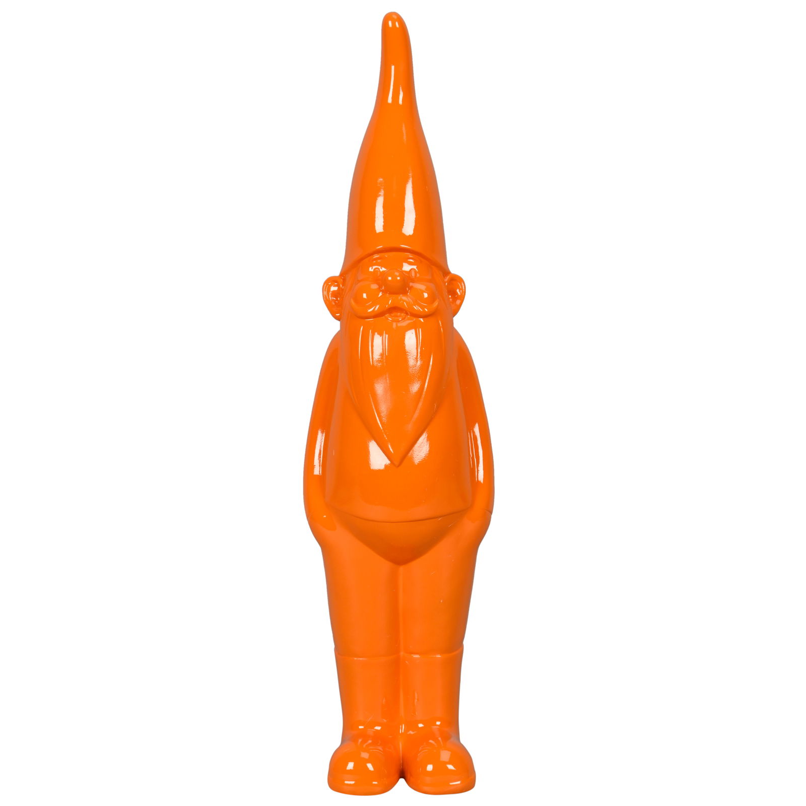 Gartenzwerg, orange, Höhe ca. 55 cm