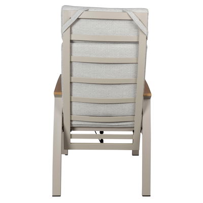 Kölle Hochlehnersessel 'Taunus' inkl. Auflagen, mokka/grau